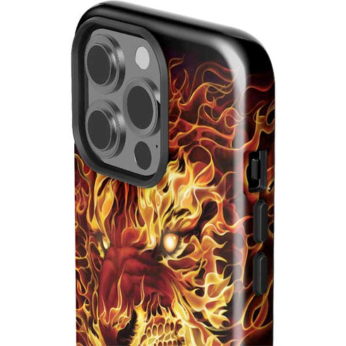 Tom Wood Fire Tiger iPhone 14 Pro Impact Case