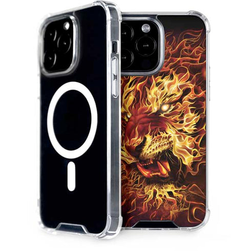 Fire Tiger by Tom Wood iPhone 15 Pro Max MagSafe Case