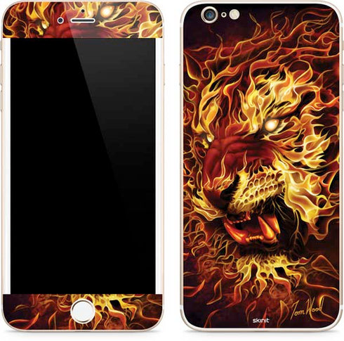 Tom Wood Fire Tiger iPhone 6/6s Plus Skin
