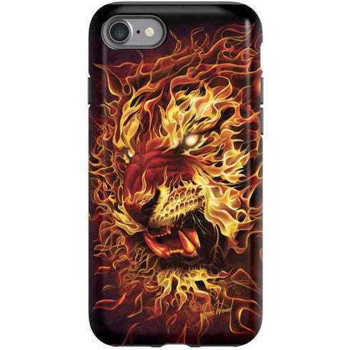 Tom Wood Fire Tiger iPhone SE (2nd & 3rd Gen) Pro Case