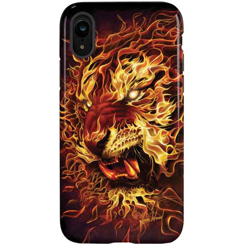 Tom Wood Fire Tiger iPhone XR Pro Case