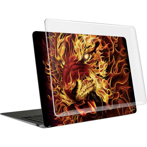 Fire Tiger by Tom Wood MacBook Air 15in (2023-2025) Case plus Skin