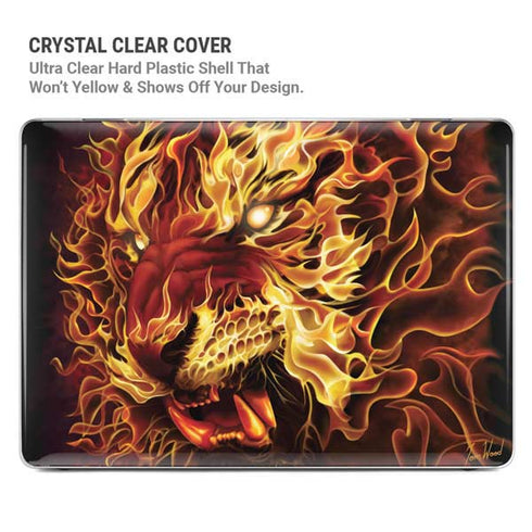 Fire Tiger by Tom Wood MacBook Air 15in (2023-2025) Case plus Skin