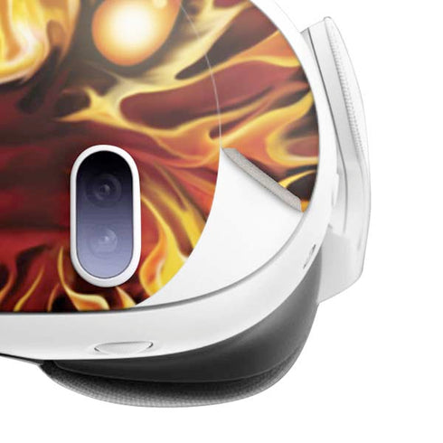 Fire Tiger by Tom Wood Meta Quest 3 Skin