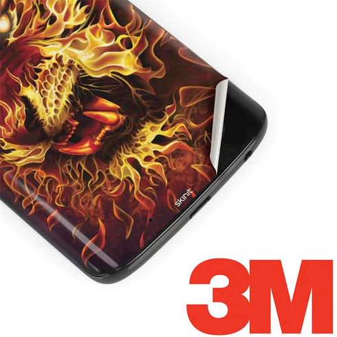 Tom Wood Fire Tiger Moto G6 Skin