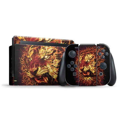 Tom Wood Fire Tiger Nintendo Switch Bundle Skin