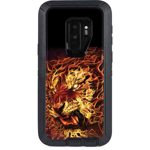 Tom Wood Fire Tiger Otterbox Defender Galaxy Skin