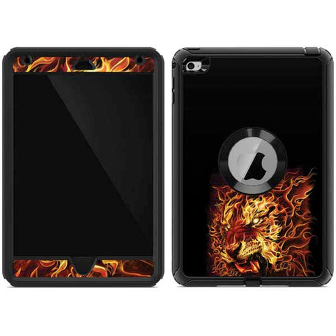 Tom Wood Fire Tiger Otterbox Defender iPad Skin