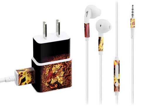Tom Wood Fire Tiger Phone Charger Skin
