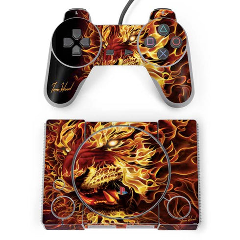 Tom Wood Fire Tiger PlayStation Classic Bundle Skin