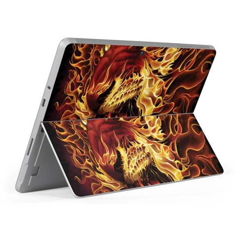 Tom Wood Fire Tiger Surface Go Skin