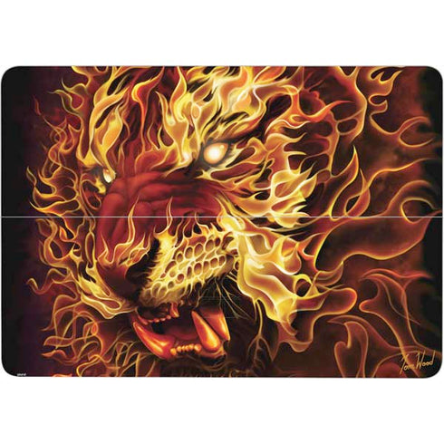 Tom Wood Fire Tiger Surface Laptop Studio Skin