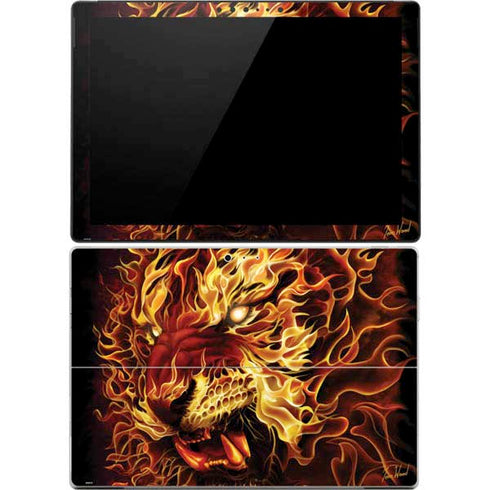 Tom Wood Fire Tiger Surface Pro 4 Skin