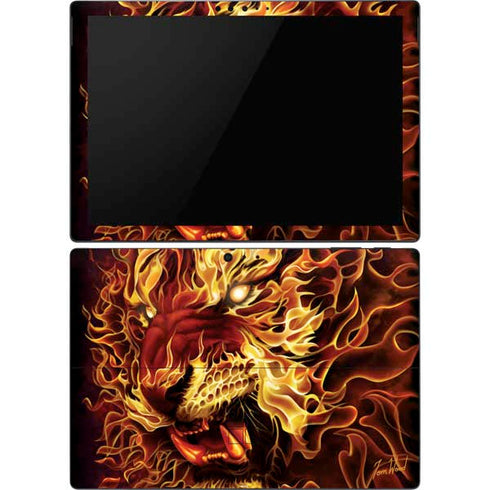 Tom Wood Fire Tiger Surface Pro 6 Skin