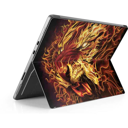 Tom Wood Fire Tiger Surface Pro 9 Skin