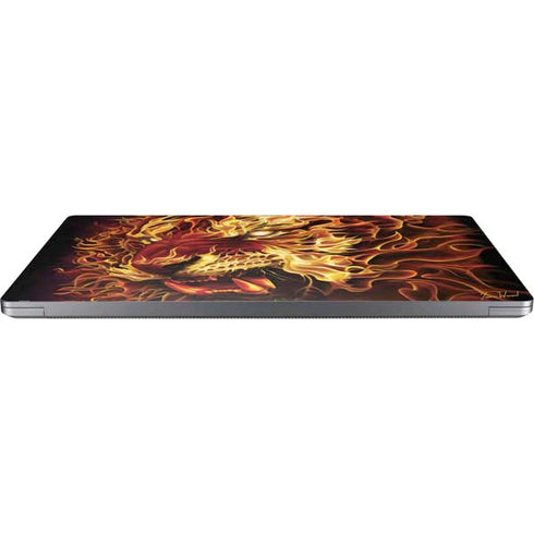 Tom Wood Fire Tiger Universal Laptop 16in (13 x 9.4in) Skin