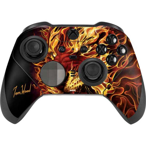 Tom Wood Fire Tiger Xbox Elite Wireless Controller Series 2 Skin