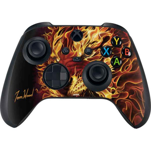 Tom Wood Fire Tiger Xbox Series X Controller Skin