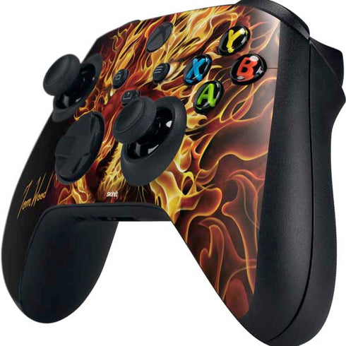 Tom Wood Fire Tiger Xbox Series X Controller Skin