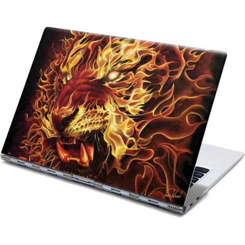 Tom Wood Fire Tiger Yoga 910 2-in-1 14in Touch-Screen Skin