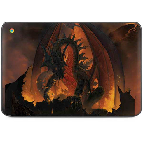 Fireball Dragon by Vincent Hie HP Chromebook Skin