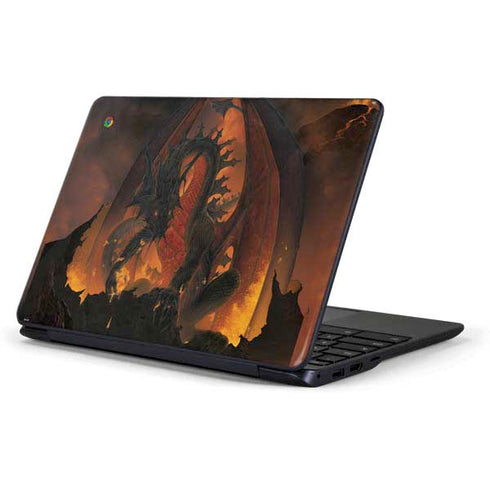 Vincent Hie Fireball Dragon Samsung Chromebook Skin
