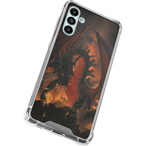 Vincent Hie Fireball Dragon Galaxy A13 5G Clear Case