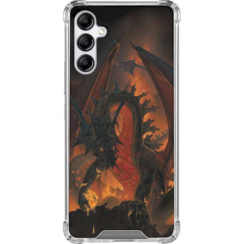 Vincent Hie Fireball Dragon Galaxy A14 5G Clear Case