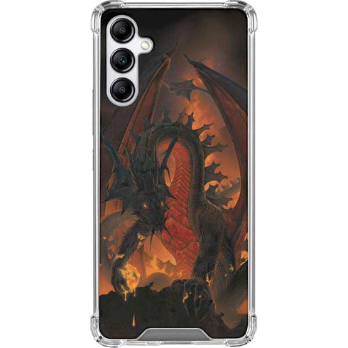 Fireball Dragon by Vincent Hie Galaxy A15 5G Clear Case