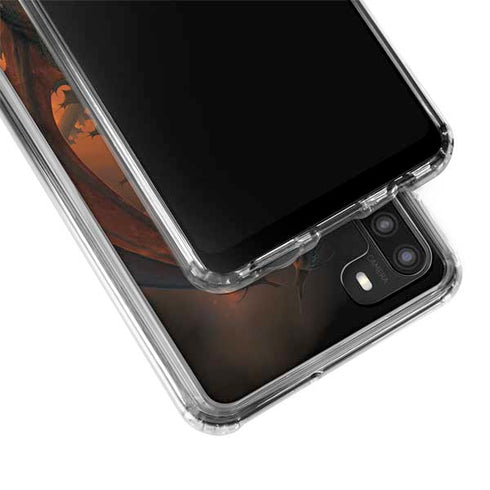 Vincent Hie Fireball Dragon Galaxy A21 Clear Case