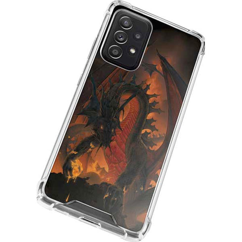 Vincent Hie Fireball Dragon Galaxy A52 5G Clear Case