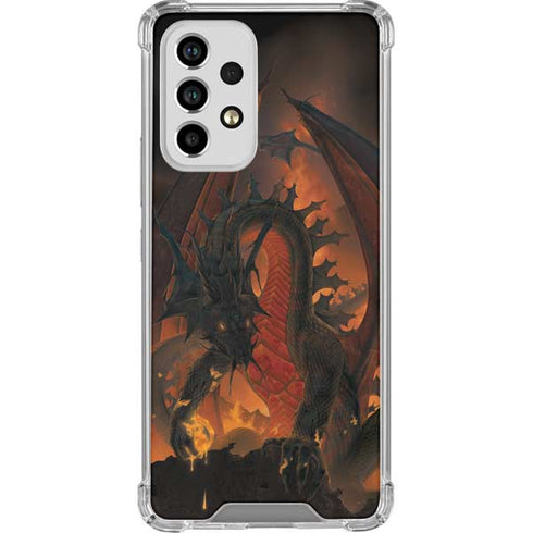 Vincent Hie Fireball Dragon Galaxy A53 5G Clear Case