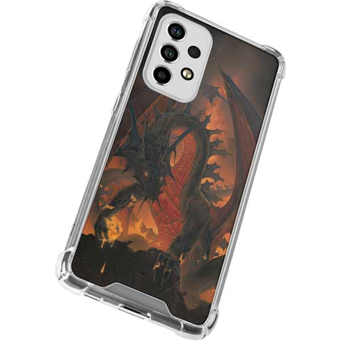 Vincent Hie Fireball Dragon Galaxy A53 5G Clear Case