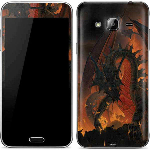 Vincent Hie Fireball Dragon Galaxy J3 Skin