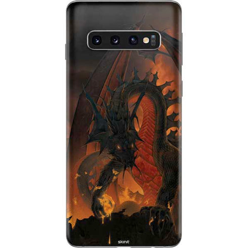 Vincent Hie Fireball Dragon Galaxy S10 Skin