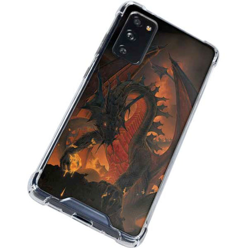 Vincent Hie Fireball Dragon Galaxy S20 FE Clear Case