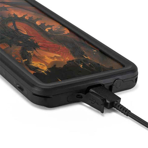 Vincent Hie Fireball Dragon Galaxy S20 Waterproof Case