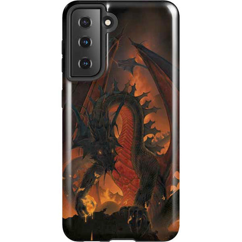 Vincent Hie Fireball Dragon Galaxy S21 5G Pro Case