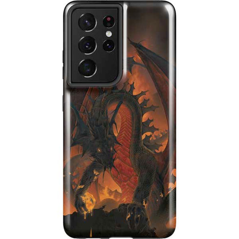 Vincent Hie Fireball Dragon Galaxy S21 Ultra 5G Pro Case