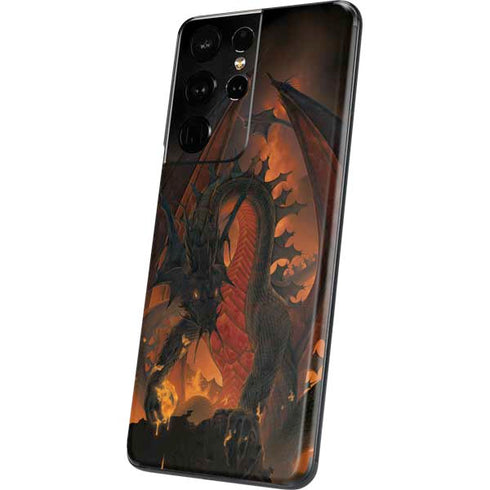 Vincent Hie Fireball Dragon Galaxy S21 Ultra 5G Skin