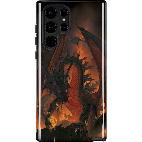 Vincent Hie Fireball Dragon Galaxy S22 Ultra Pro Case