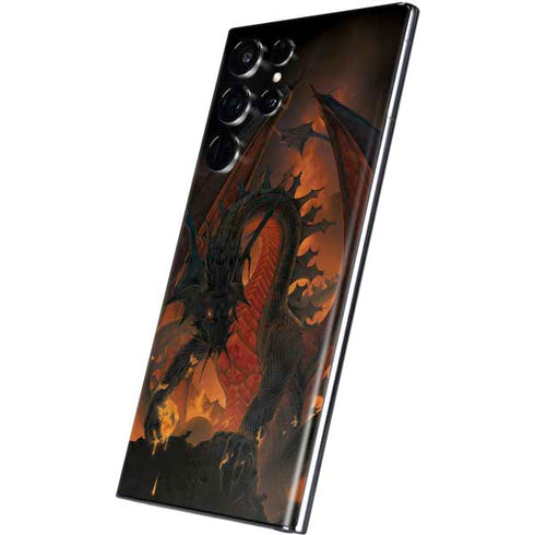 Vincent Hie Fireball Dragon Galaxy S22 Ultra Skin