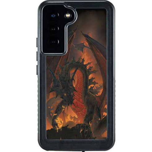 Vincent Hie Fireball Dragon Galaxy S23 Plus Waterproof Case