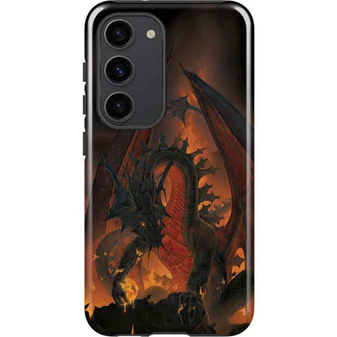 Vincent Hie Fireball Dragon Galaxy S23 Pro Case