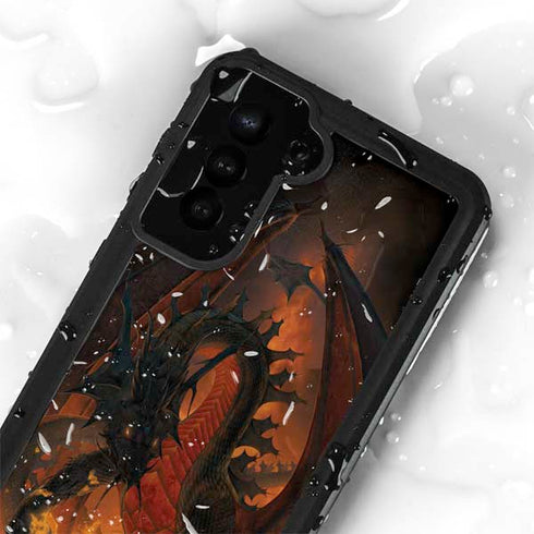 Vincent Hie Fireball Dragon Galaxy S23 Waterproof Case