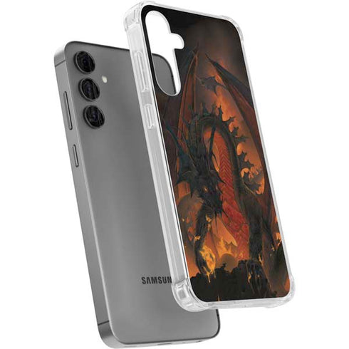 Fireball Dragon by Vincent Hie Galaxy S24 Plus Clear Case