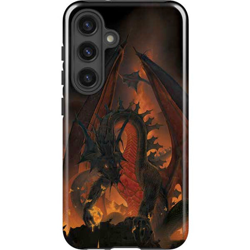 Fireball Dragon by Vincent Hie Galaxy S24 Plus Impact Case
