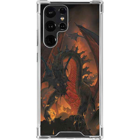 Fireball Dragon by Vincent Hie Galaxy S24 Ultra Clear Case