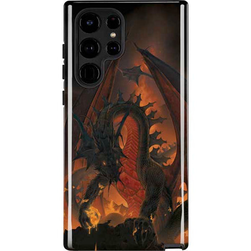 Fireball Dragon by Vincent Hie Galaxy S24 Ultra Impact Case