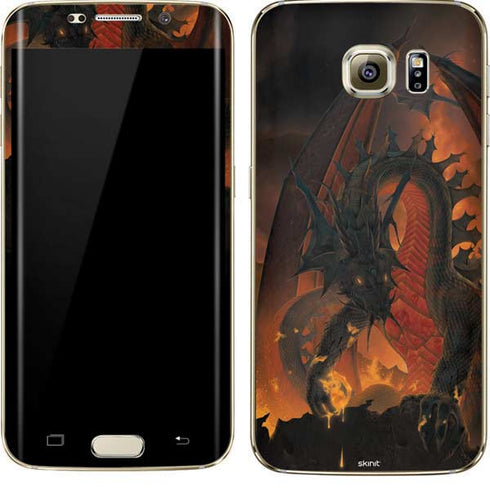 Vincent Hie Fireball Dragon Galaxy S7 Edge Skin